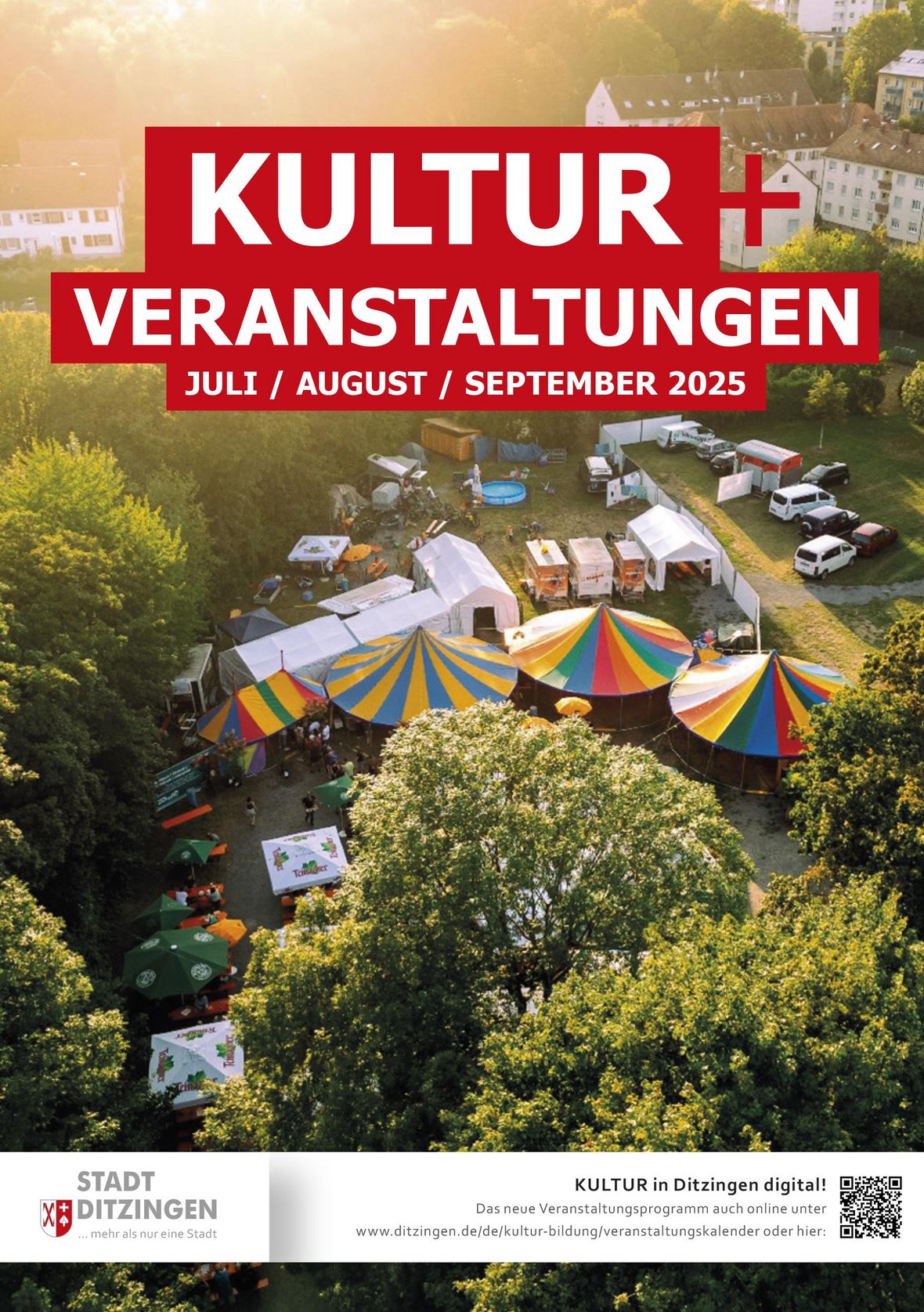 Titelblatt vom Programmheft Juli/August/September 2025