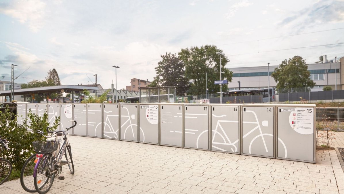 Fahrradboxen der Firma Paul Wolff Fahrradboxen der Firma Paul Wolff