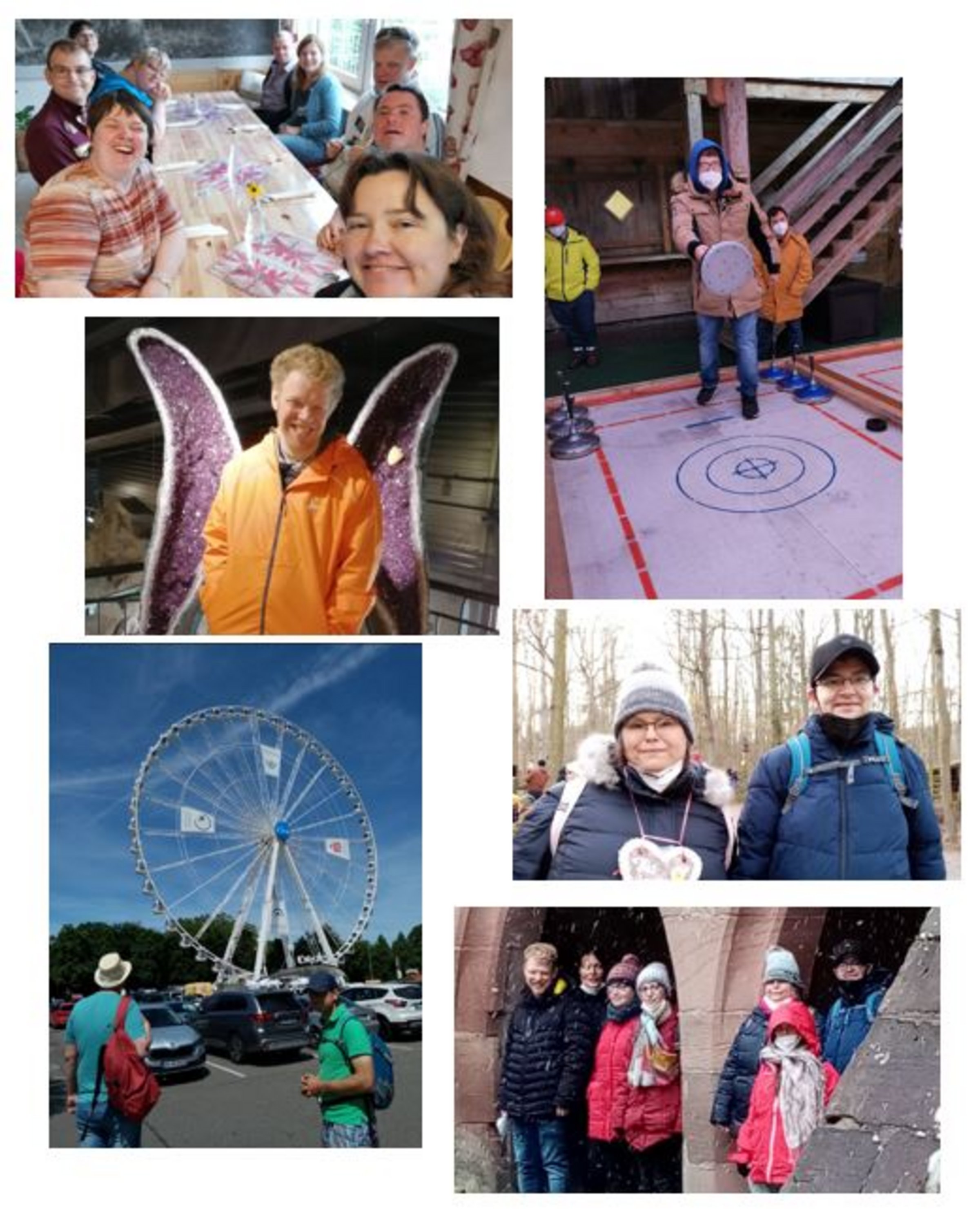 Bilder-Collage von Aktivitäten Bilder-Collage von Aktivitäten