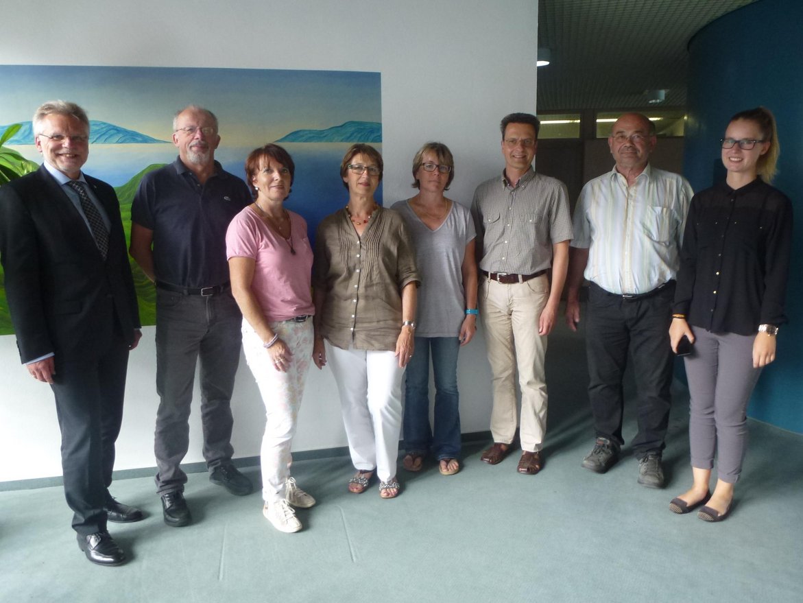 Mitglieder der Steuerungsgruppe v.l.n.r. OB Michael Makurath, Hans-Peter Straub, Anke Braun, Gerlinde Wolf, Katrin Groshaupt, Mitglieder der Steuerungsgruppe v.l.n.r. OB Michael Makurath, Hans-Peter Straub, Anke Braun, Gerlinde Wolf, Katrin Groshaupt,
