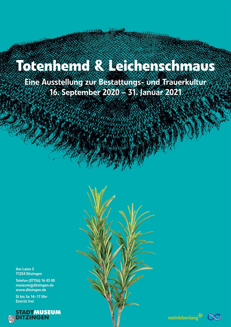 Plakat Totenhemd und Leichenschmaus