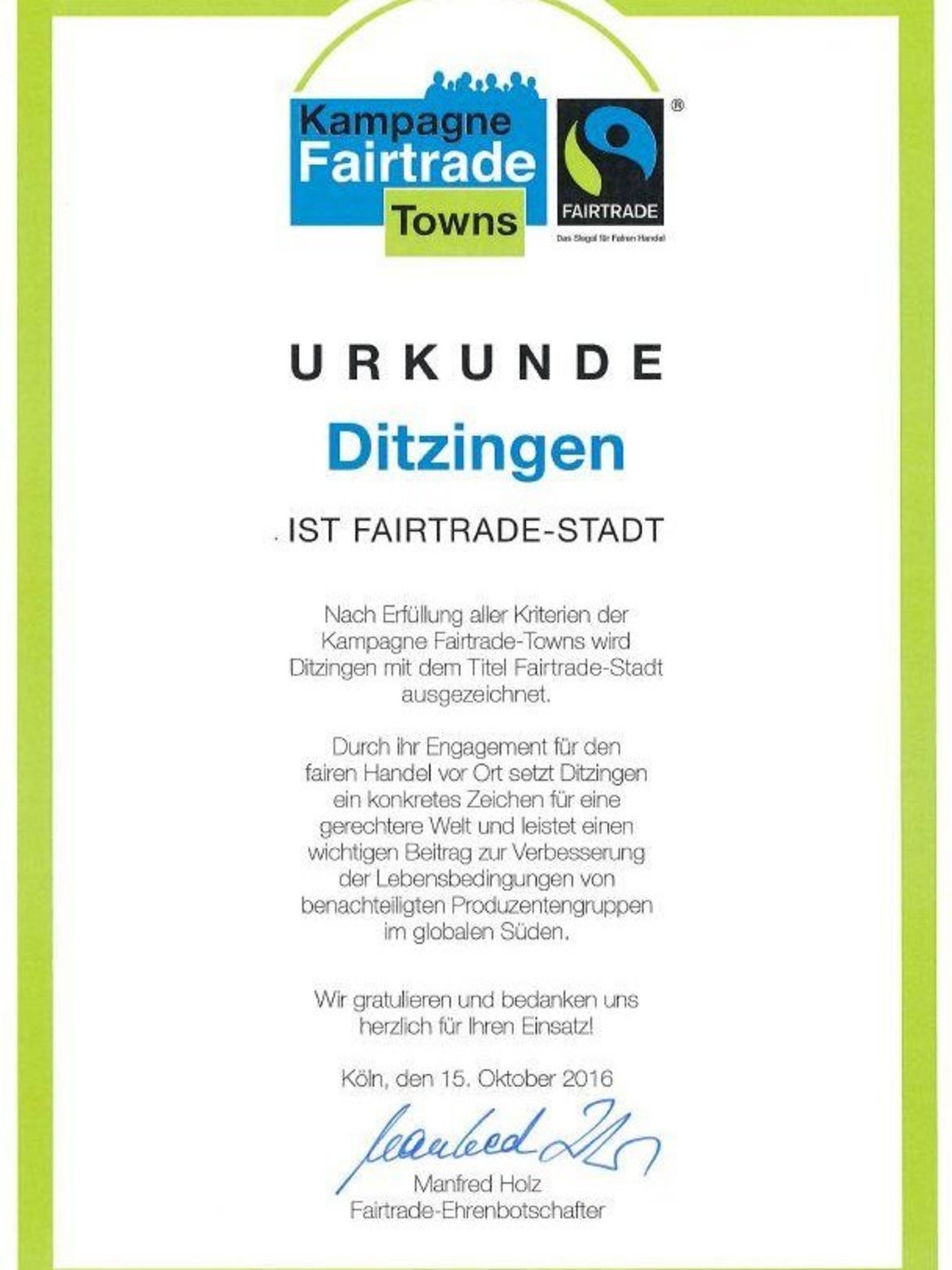 Die Urkunde Die Urkunde